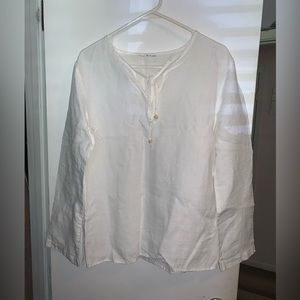 Large white shirt